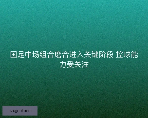 国足中场组合磨合进入关键阶段 控球能力受关注